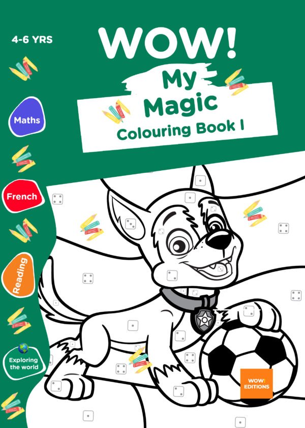 Magic Colouring Book 1 – Ages 4 to 6
