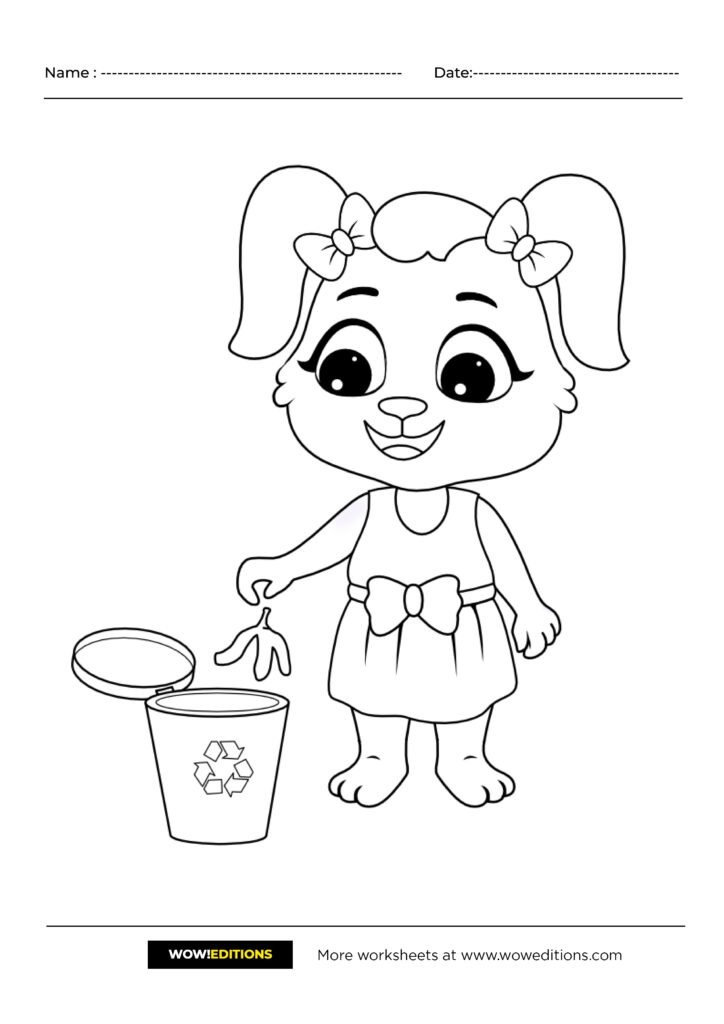 free printable coloring pages cleaning